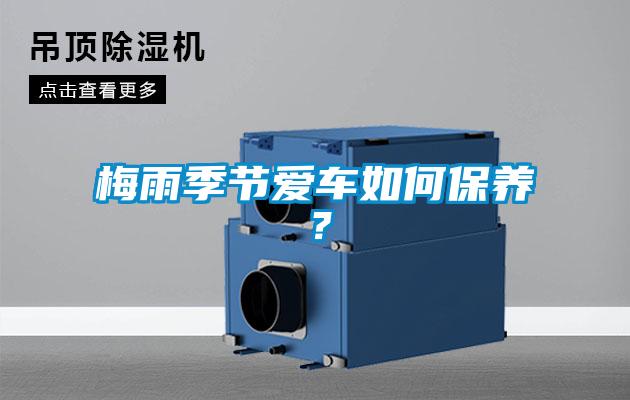 梅雨季節愛車如何保養?