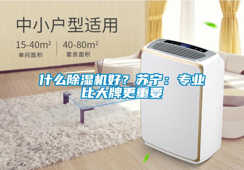 什么除濕機好?蘇寧:專業比大牌更重要