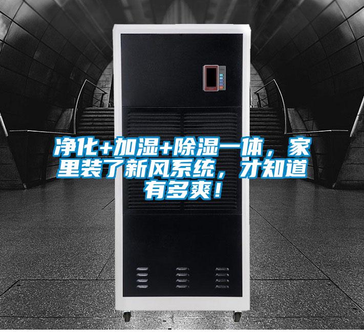 凈化+加濕+除濕一體,家里裝了新風(fēng)系統(tǒng),才知道有多爽!