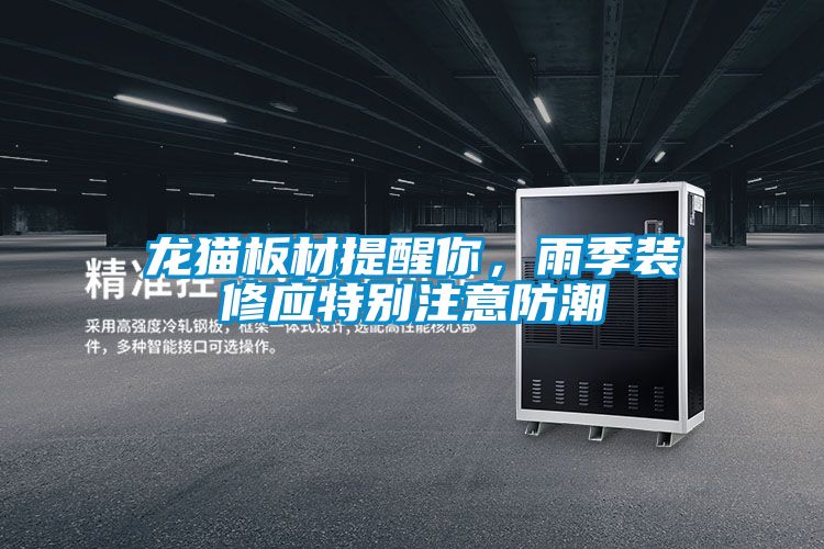 龍貓板材提醒你,雨季裝修應(yīng)特別注意防潮